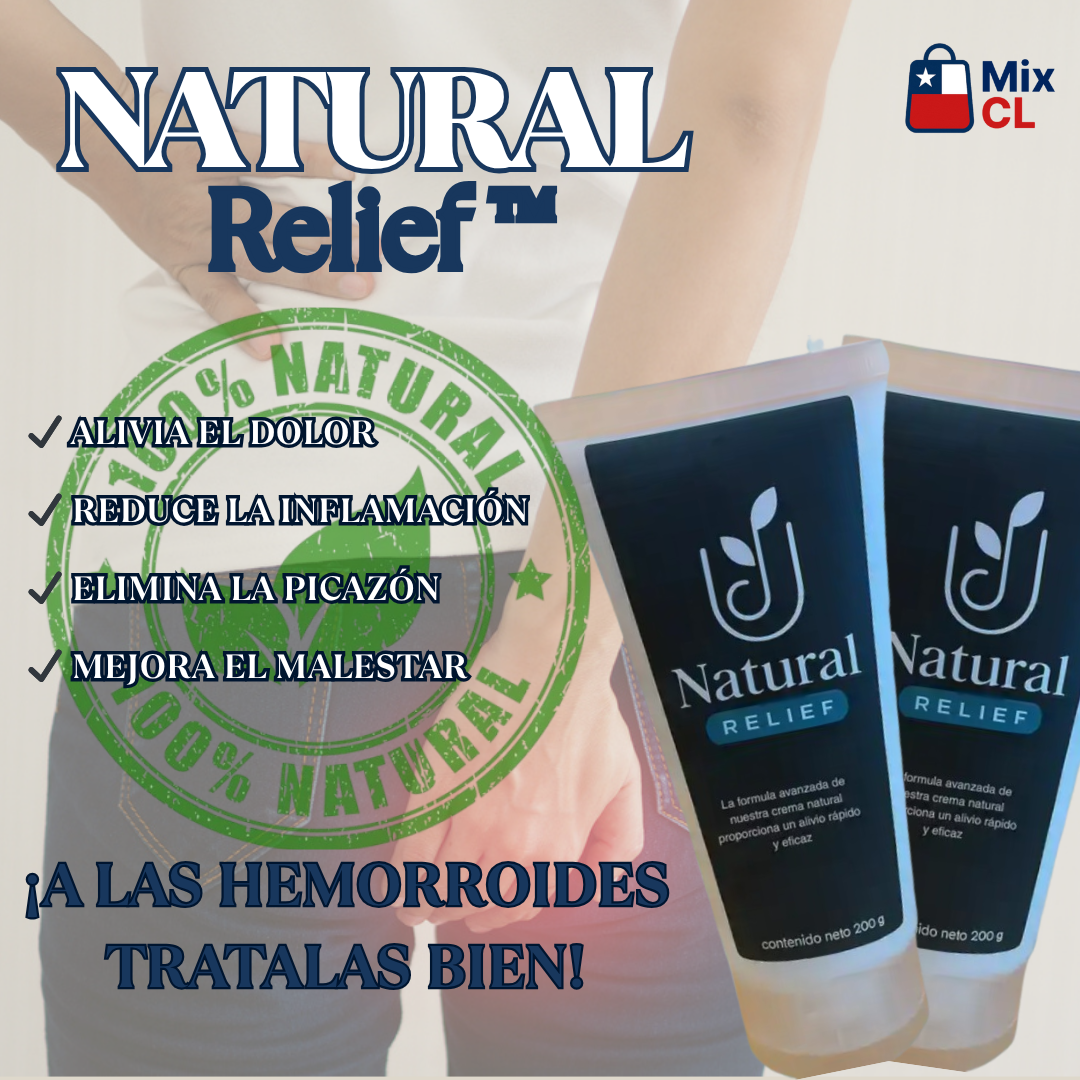 NATURAL RELIEF™ - CREMA PARA HEMORROIDES