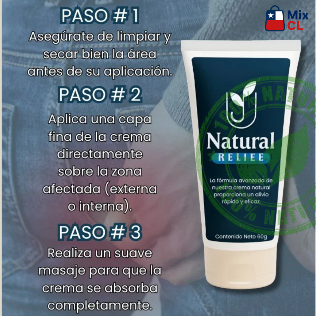 NATURAL RELIEF™ - CREMA PARA HEMORROIDES